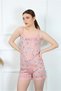 Fashion Line Women's Rope Strap Shorts Set 3598 - 3