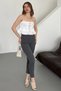 Women's Lia High Waist Pencil Carrot Model Skinny Leg Crepe Fabric Trousers - 6