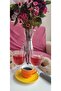 Rose Glass Leg Goblet Coffee Side. 175 Cc Volume. 12 cm Height. 7 cm Mouth Width - 2