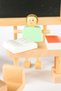 Wooden Toy School Set - Montessori Compatible Educational Natural Wooden Toy (1 Year Old) - 6
