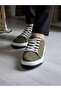 Melinta Khaki Green Genuine Leather Casual Men's Shoes - 4