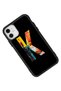 Apple iPhone 11 Matte Compatible Black Case – Soft Silicone, Protective, Shock Absorbing Cover - 4