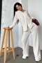 Karmelanj Linen Women's Shirt Pants Double Set Mg2356 - 5