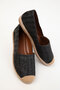 Black Wicker Women's Ballerinas 20450 - 3