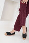 Black Wicker Women's Ballerinas 20450 - 5