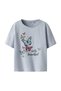 Kids Nmffrejane Ss Nreg Top Children Blue Tshirt 13238061 -07