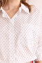 Women's White Green Single Pocket Regular Fit Cotton Shirt Gml- 19001307 - 6