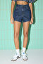 Koyu Mavi Normal Bel City Boy Denim Şort TWOSS25SR00167 - 3