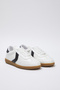 White Lace-Up Contrast Unisex Retro Sneakers Takss25Sn00054 - 6