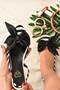 Black/White Fabric Women's Ballerinas H726809004 - 3