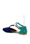 Cobalt Blue/Water Green Women's Ballerinas D726016902 - 3