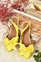 Yellow Fabric Women's Ballerina Ballet H 726809004 - 5