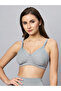 Women's Soft Comfortable Bamboo Cotton Non-Padded Nursing Bra with 2pc Breast Pads - 2
