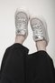 Monica Original Kriste Bell Imported Special Series Pearl Detail Women's Sports Shoes Silver - 3