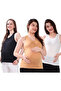 Pack of 3 Soft & Comfortable Maternity & Nursing Tank Tops for Women