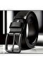 Oversize Size 140 & 145 & 150 &155 Size Special Design Black Buckle Jeans & Canvas Fit Large Belt