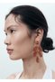 Long Flower Pattern Earrings - 2