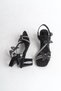 Butterfly Comfortable Girl's Evening Dress Butterfly Patterned Evening Dress Butterfly Black Girl's Heeled Shoes - 2