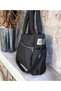 Women's Matte Black Speciale Quadrato Puffer Bag - 2