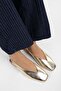 Women's Noya Gold Shiny Ballerinas - 4
