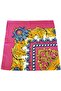 Authentic Floral Patterned Satin Pink Scarf |   90X90 - 4