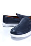 Royss Navy Blue Inner and Outer 100% Genuine Leather Men's Loafer Shoes, Daily Casual Shoes - 2