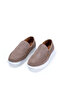 Royss Sand Nubuck Inner and Outer 100% Genuine Leather Men's Loafer Shoes, Daily Casual Shoes - 3