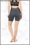 Women's Leggings with Cross Belt Detail High Waist Gathering Effect Anthracite Casual & Comfort 11081 - 7