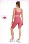 Women's Shorts Leggings Dried Rose High Waist Retractor Sports Biker Short Diver Tights Fabric 11070 - 7