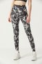 Women's Tights High Waist Recovery Black and White Digital Printed Comfortable Stylish Model - 6