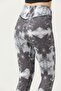 Women's Leggings High Waist Recovery Gray Black Digital Printed Comfortable & Stylish Model - 5