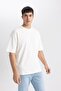 Oversize Crew Neck 100% Cotton Heavy Weight T-Shirt - Short Sleeve T3661Az24Sp - 3