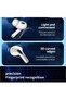 W&O 2 Touch Screen Wireless In-Ear Active Noise Cancelling TWS Earbuds, White - 5