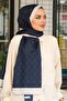 Premium Lux Original Monogram Shawl (Silk Voile, High Quality, Lightweight, Casual, Stylish, Testure Clothing) - 4