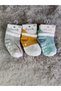 1-2 Years Unisex Mix Baby 3 Sock Set - 3