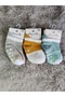 1-2 Years Unisex Mix Baby 3 Sock Set - 4