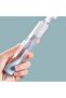 2-Pack 3-in-1 Foldable Travel Toothbrush Set, Built-in Refillable Toothpaste Tube, White - 5