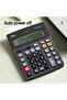 E39265 16-Digit Metal Calculator - Dual Power, 120-Step Check, 3-Year Warranty, Dark Grey - 3