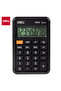 EM100 Portable Calculator - Plastic, 8 Digits, Black