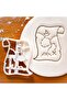 Treasure Chest Compass Treasure Map Cookie Mold and Sugar Pastry Mold Set of Three - 3