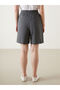 Women's Straight Shorts - Elastic Waist - 4