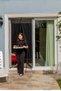 Black Door Fly Screen with Magnet 105-210 cm Black Tulle with Pushpin and Velcro Tape - 3