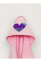Velvet Baby Towel Swaddle 100% Cotton Oeko-Tex Certified Soft Absorbent, Warm, Mermaid Heart - 5