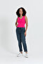 Cut Collar Flexible Women's Knitwear T-shirt - 6