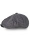 Italian Style Men's Cap – Sizeless Elastic Design and Stylish Linen Fabric