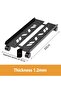Computer Tower Stand CPU Holder with Rolling Caster Wheels for Office Home - 7