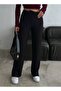 Embossed Patterned Wide Leg Trousers - 2