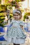 Short Vintage Dress for Girls - Zip-Up, Special Design - Accessories