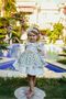 Short Vintage Dress for Girls - Zip-Up, Special Design - Accessories - 4