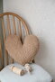 Teddy Brown Heart Pillow - 4